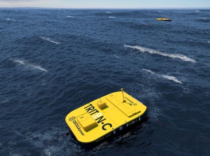 Oscilla Power Selected for $1.8 Million Grant from DOE to Scale-up its Wave Energy System