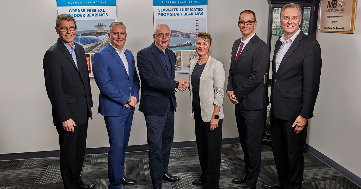 Thordon Bearings and Wärtsilä Launch Blue Ocean Alliance