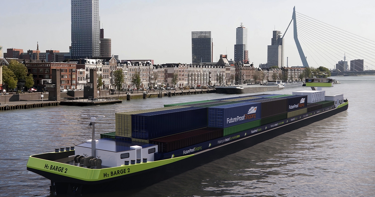 Launch of New Zero-Emission Hydrogen-Powered Cargo Vessel
