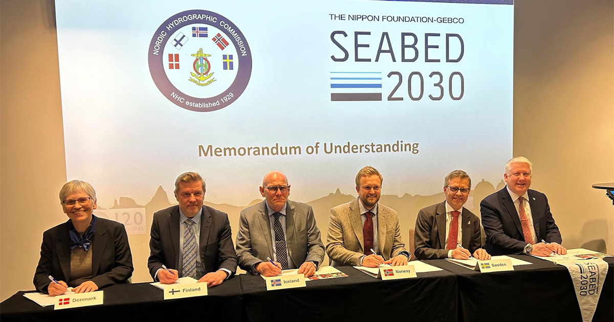 Nordic Hydrographic Commission to Partner with Seabed 2030