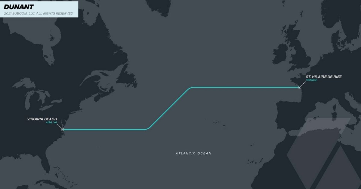 Dunant Submarine Cable System  Ready for Service