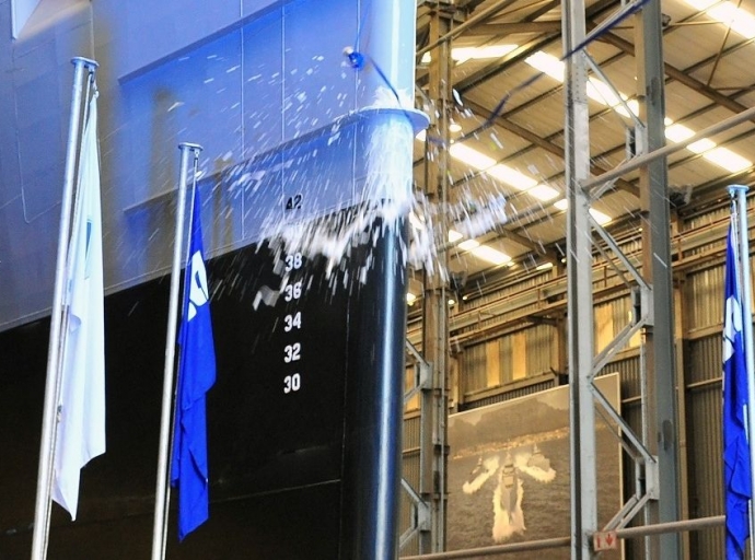 Damen Shipyards Cape Town Holds Blessing Ceremony for First IPV