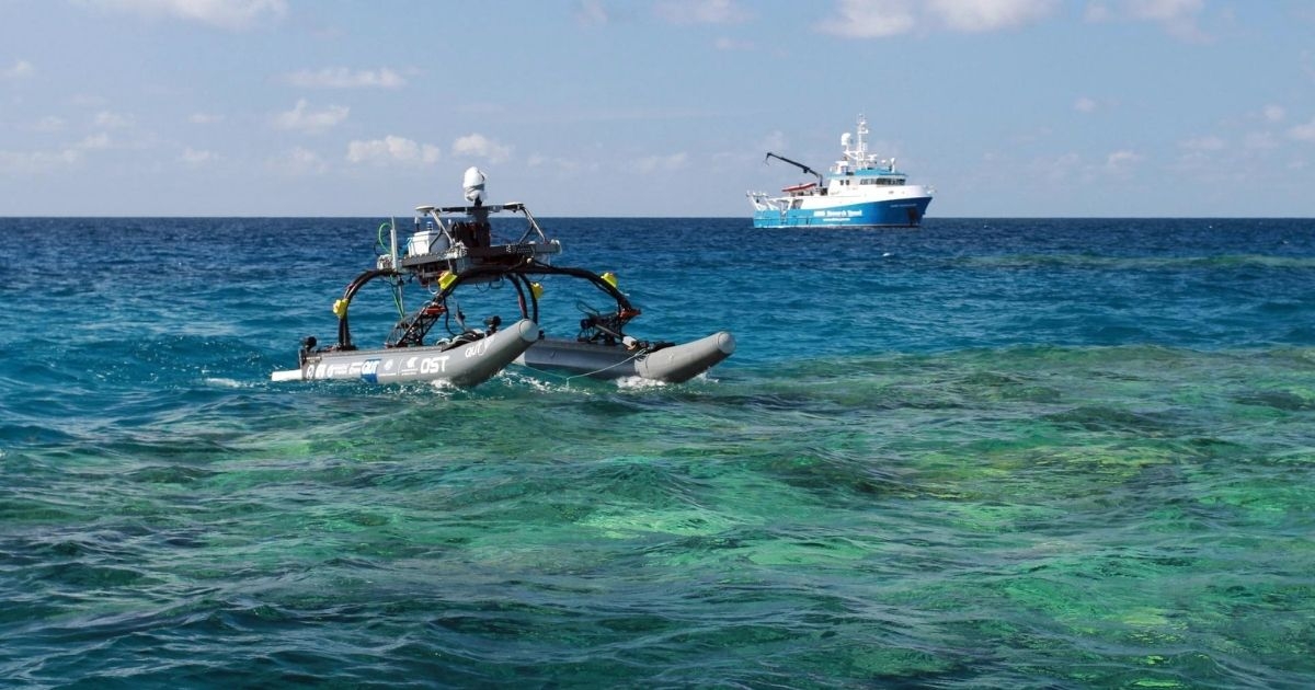 Assessing the Impacts of Climate Change on the Great Barrier Reef with a WAM-V ASV