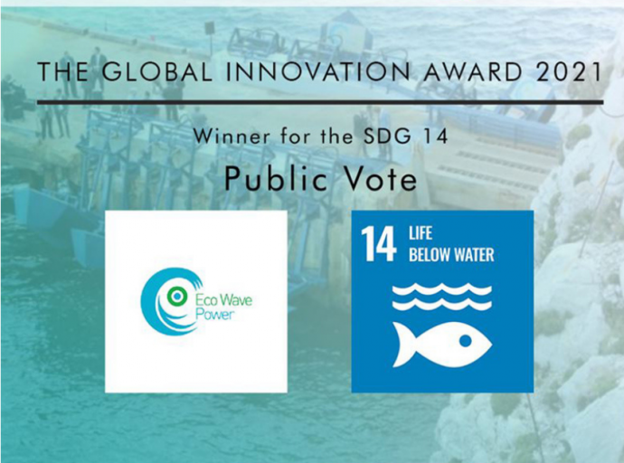Eco Wave Power Wins the Global Innovation Award 2021