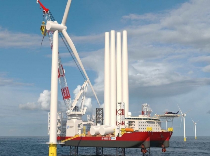 Kongsberg Wins Contract to Equip US Wind Turbine Installation Vessel