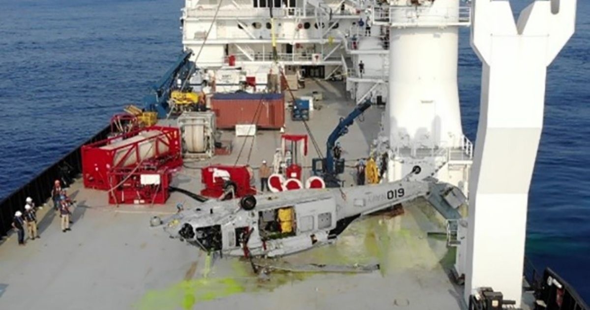 Record Breaking Deep Ocean Salvage of MH-60S Helicopter Near Okinawa, Japan
