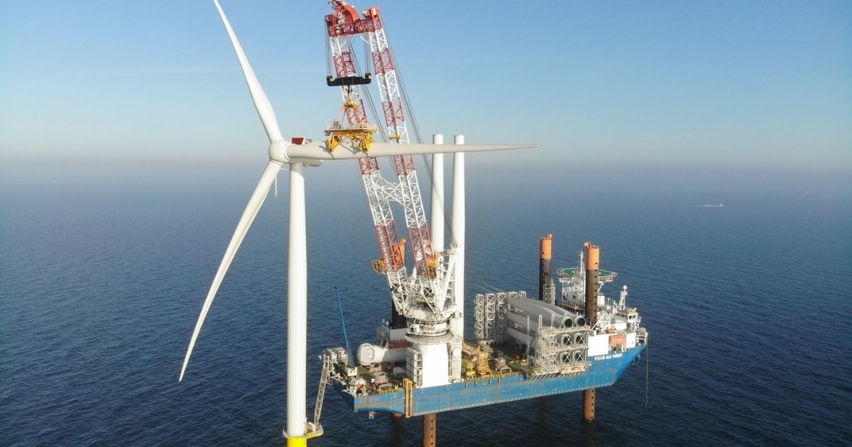 Jan De Nul Group Installing 72 Offshore Wind Turbines Offshore Denmark