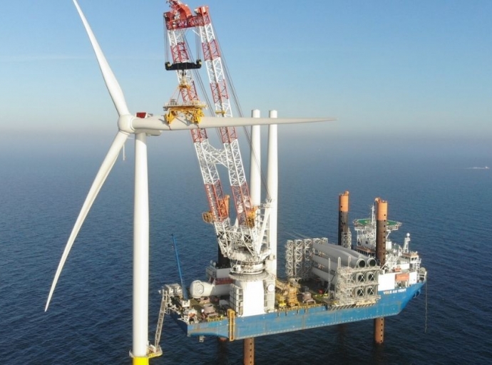 Jan De Nul Group Installing 72 Offshore Wind Turbines Offshore Denmark