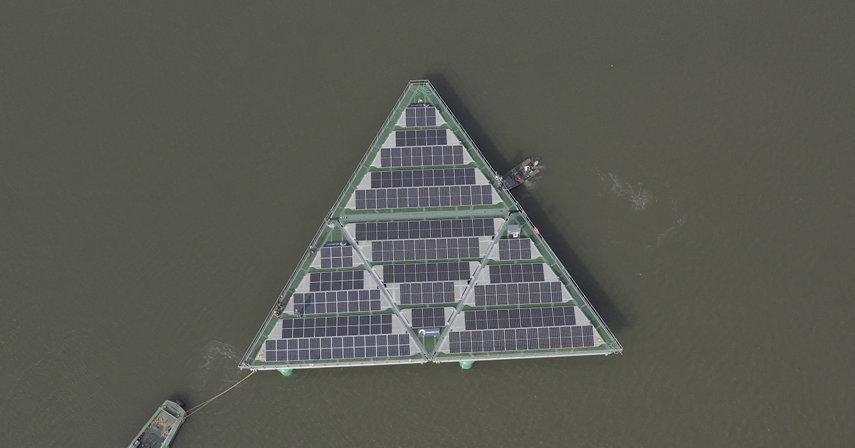 SolarDuck Launches First Floating Solar Panel Platform