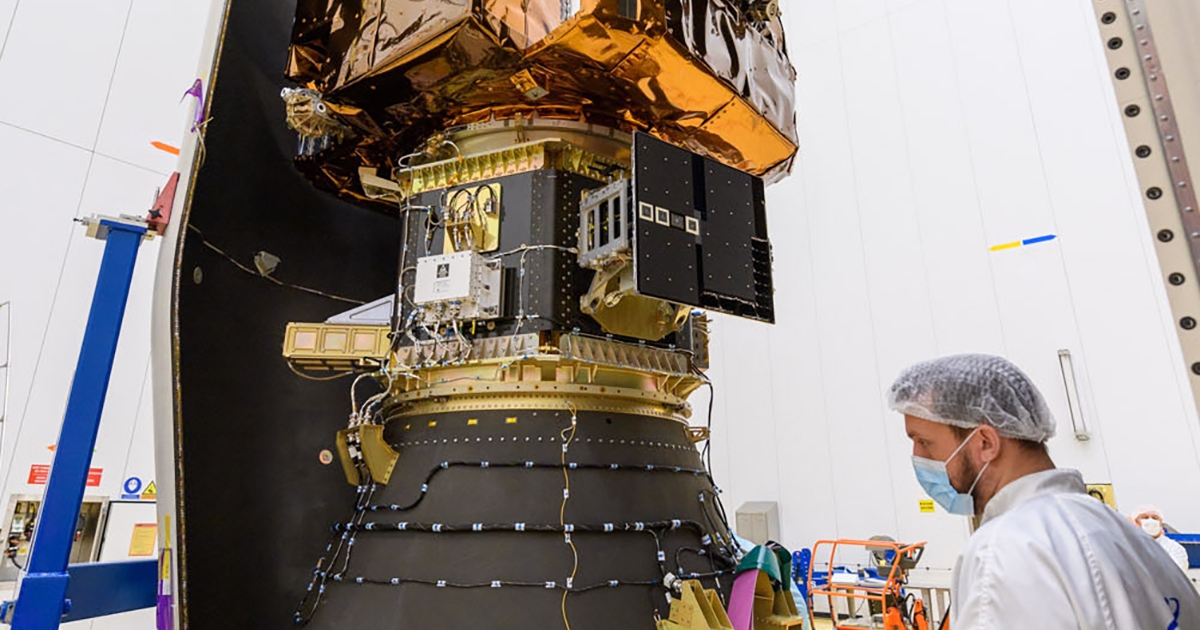 Launch of NorSat-3 Maritime Tracking Microsatellite