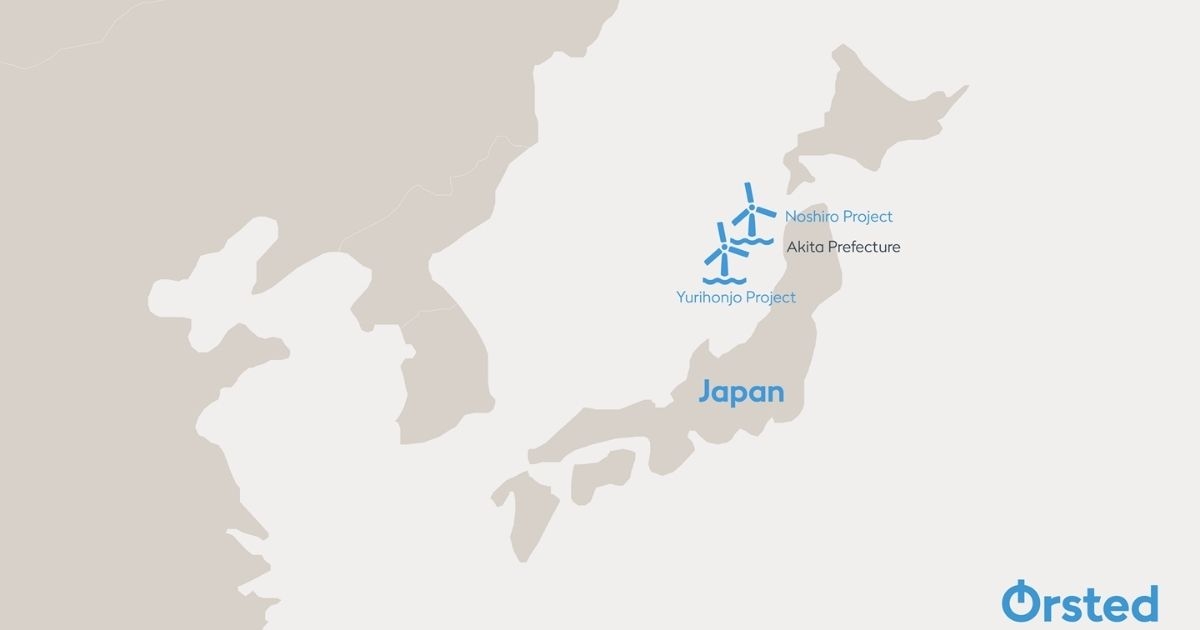 Ørsted, JWD, and Eurus Form Offshore Wind Partnership in Akita, Japan