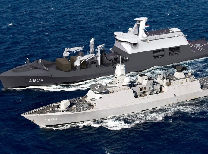 Damen Shipyards Galati Lays Keel of Combat Support Ship