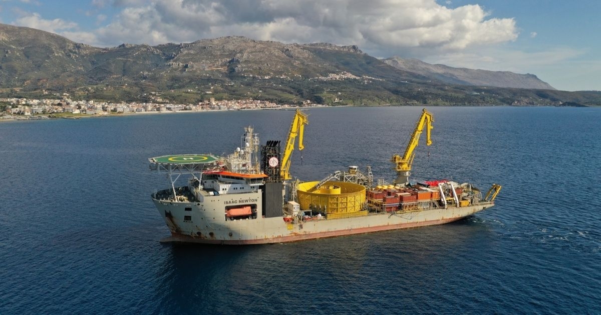 Jan De Nul Connects Crete to the Greek Mainland
