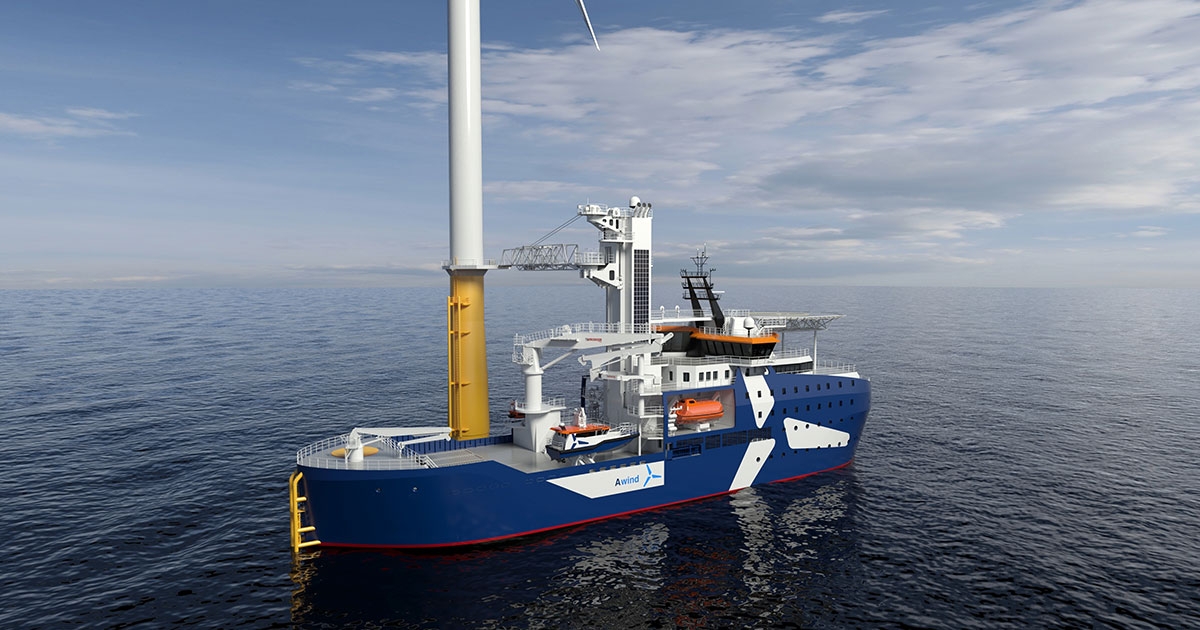 Kongsberg to Deliver CSOV Design and Equipment to Awind for Offshore Wind