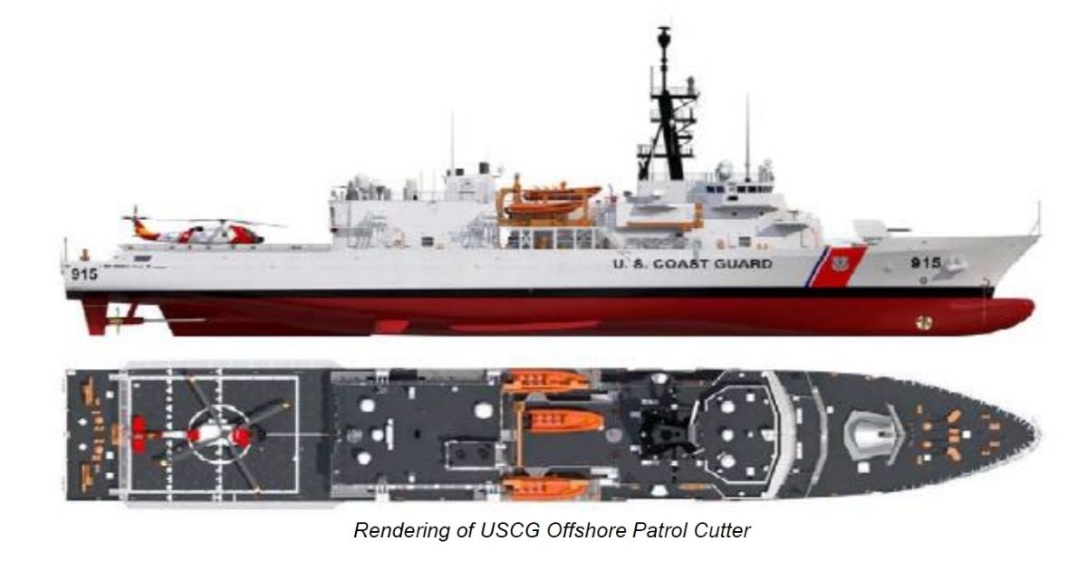 Bollinger Submits Proposal for USCG Heritage-class Offshore Patrol Cutter