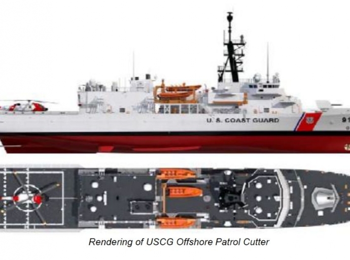 Bollinger Submits Proposal for USCG Heritage-class Offshore Patrol Cutter