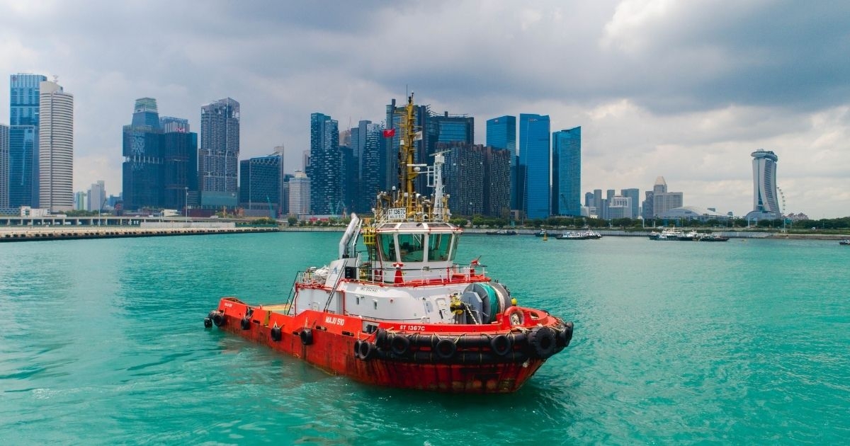 First Remote Joystick Control of a Tugboat in the Busy Port of Singapore