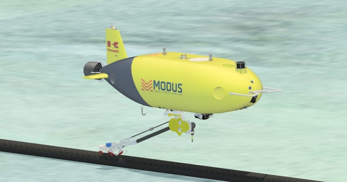 KHI’s SPICE AUV Fitted with Sonardyne’s Navigation Technology