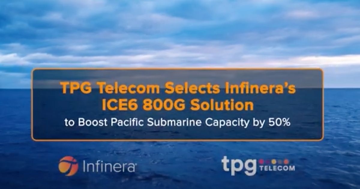 Infinera’s ICE6 800G Solution to Boost Pacific Submarine Cable Capacity by 50%
