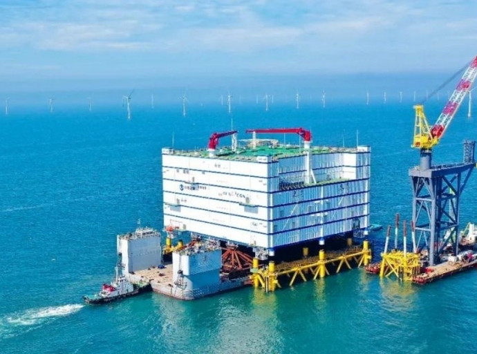 Installation of World’s Largest Offshore Converter Station in Asia