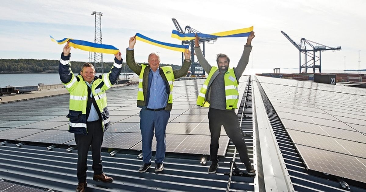 Sweden’s Largest Port Solar Cell System Inaugurated at Stockholm Norvik Port