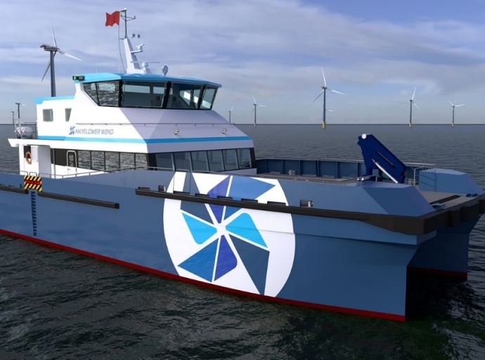 Gladding-Hearn to Develop Hybrid Offshore Wind Crew Transfer Vessel for Mayflower Wind