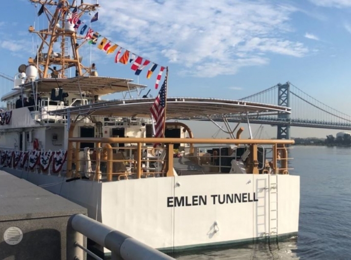 Bollinger Celebrates Commissioning of 45th Fast Response Cutter USCGC EMLEN TUNNEL