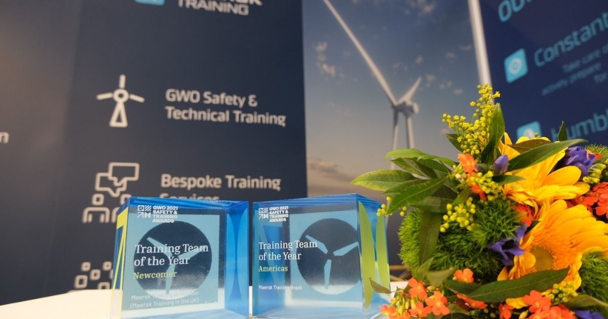 Maersk Training Wins Two Global Wind Organization (GWO) Safety & Training Awards