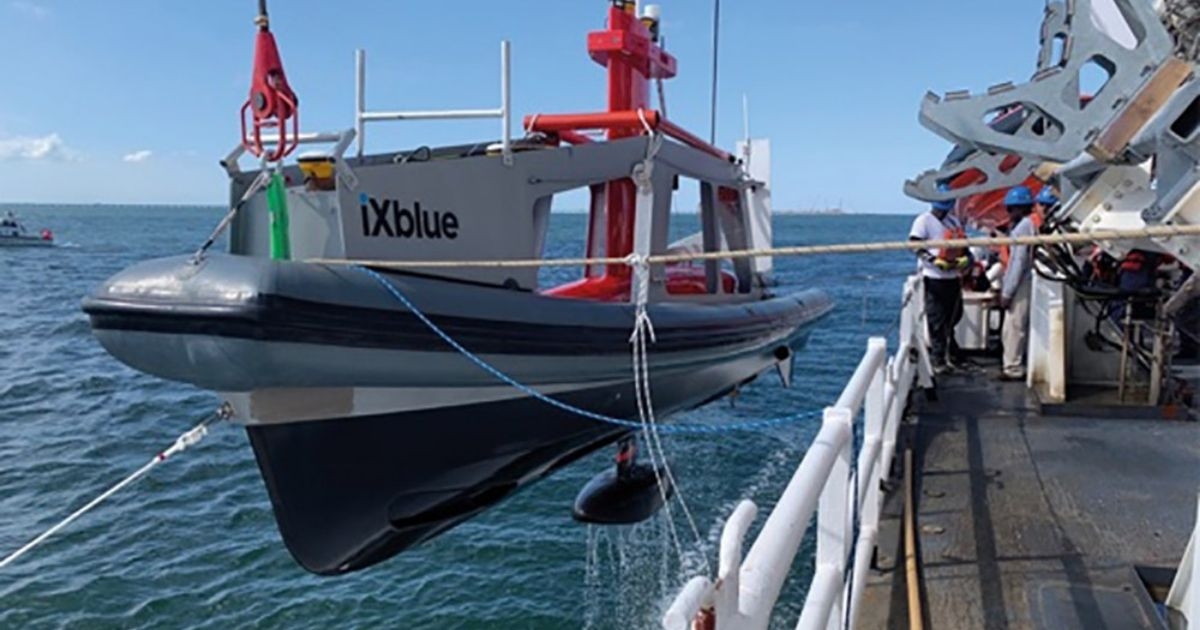 The Polish Navy Acquires iXblue DriX USV to Advance Its Hydrographic Operations