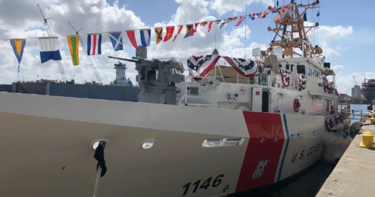 Bollinger Celebrates Commissioning of 46th Fast Response Cutter USCGC John Scheuerman