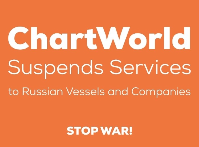 ChartWorld Suspends Services to Russian Vessels and Companies