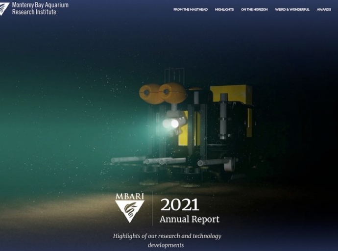 Annual Report Showcases MBARI Discoveries and Technology Innovations in 2021