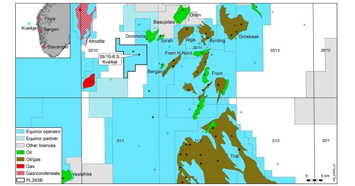 New Oil and Gas Discovery by the North Sea Troll and Fram Area