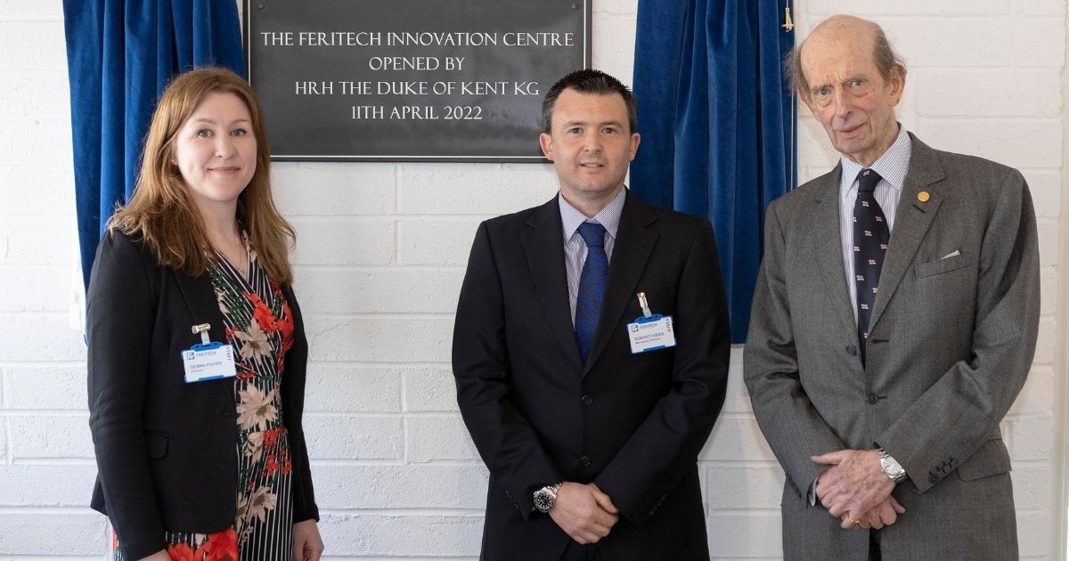 New Feritech Innovation Centre Opens by HRH the Duke of Kent