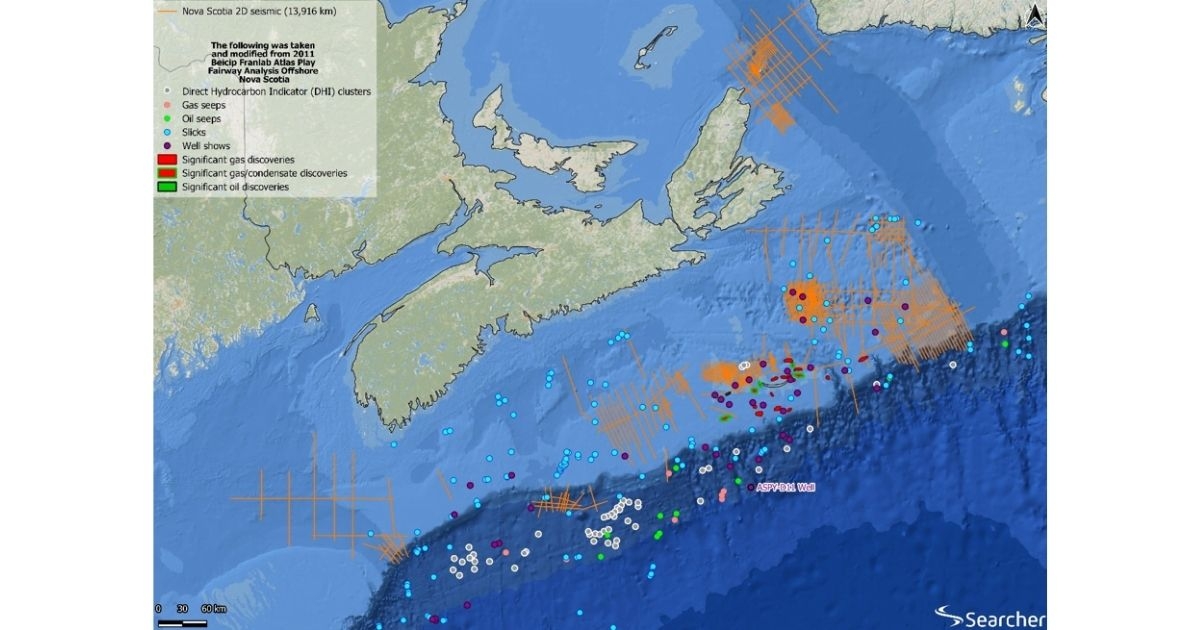 Searcher Announces 2D Seismic Data Reprocessing Project in Offshore Nova Scotia, Canada