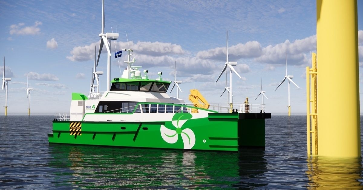 Damen Builds Three Hybrid Fast Crew Supply Vessels on Stock