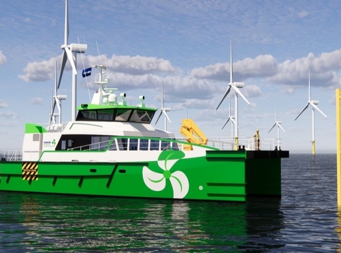 Damen Builds Three Hybrid Fast Crew Supply Vessels on Stock