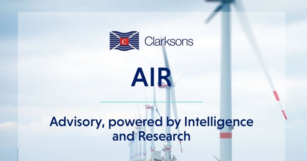 Clarksons Platou Launches AIR - A Strategic Marine Advisory Service for the Global Offshore Renewables Sector