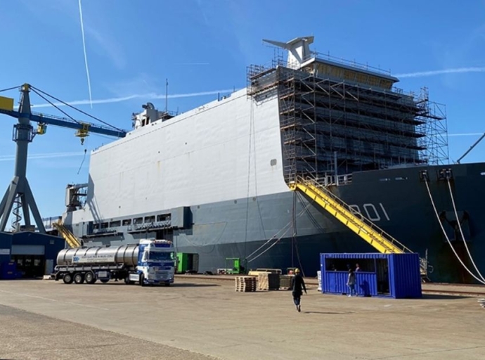 RH Marine Upgrades Systems on the Royal Netherlands Navy Amphibious Transport Vessel