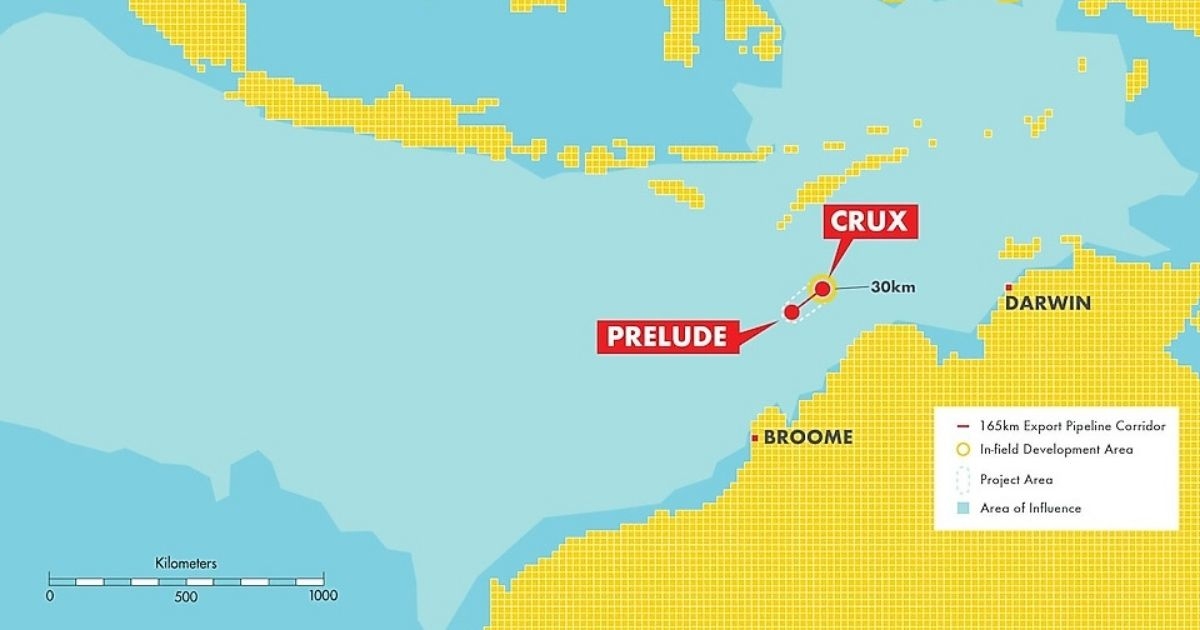 Shell to Develop Crux Natural Gas Field Offshore Western Australia