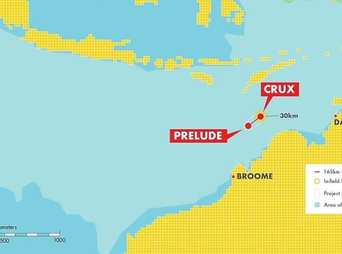 Shell to Develop Crux Natural Gas Field Offshore Western Australia