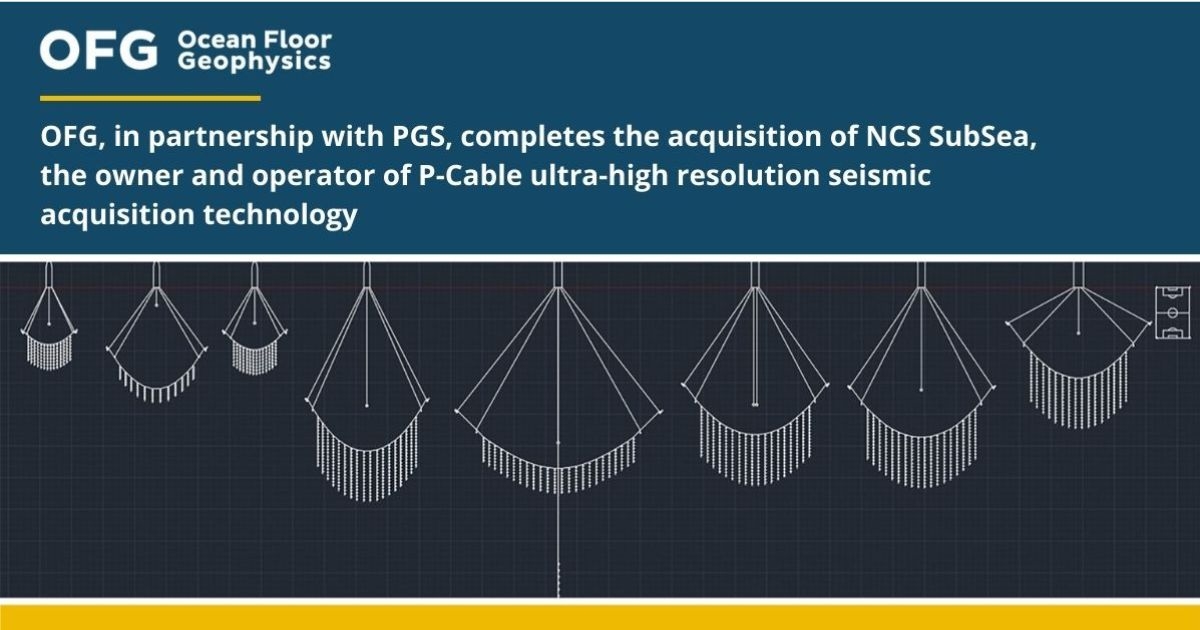 Ocean Floor Geophysics Completes Acquisition of NCS Subsea
