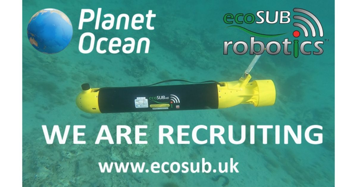 Planet Ocean ecoSUB Robotics Division is Recruiting!