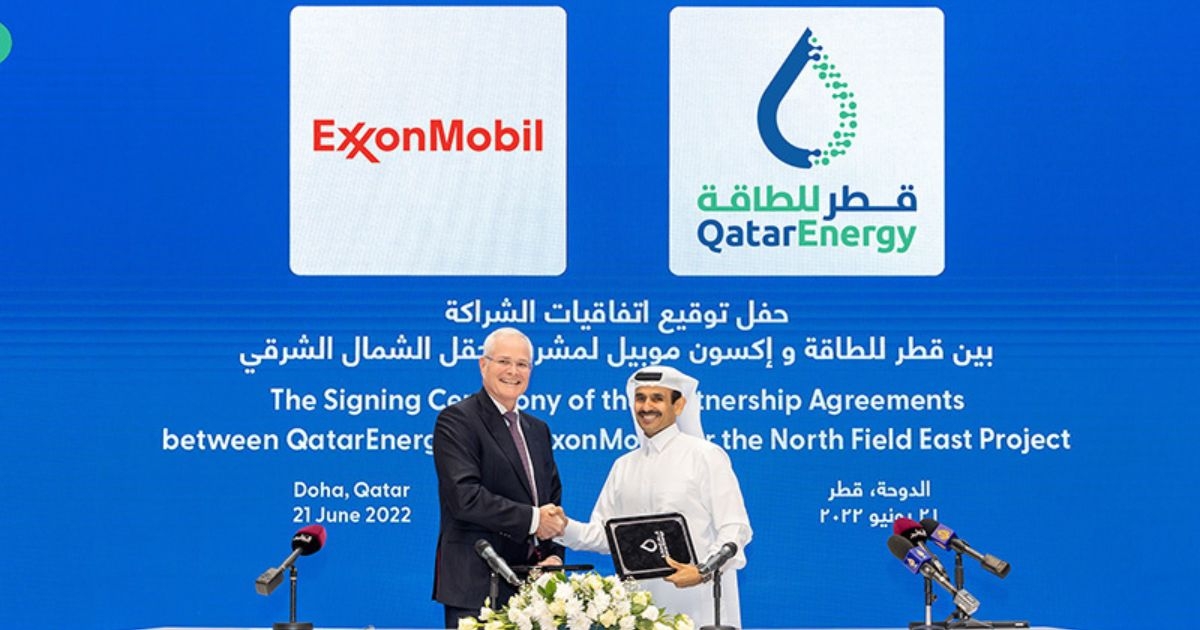 ExxonMobil and QatarEnergy to Expand LNG Production with North Field East Agreement