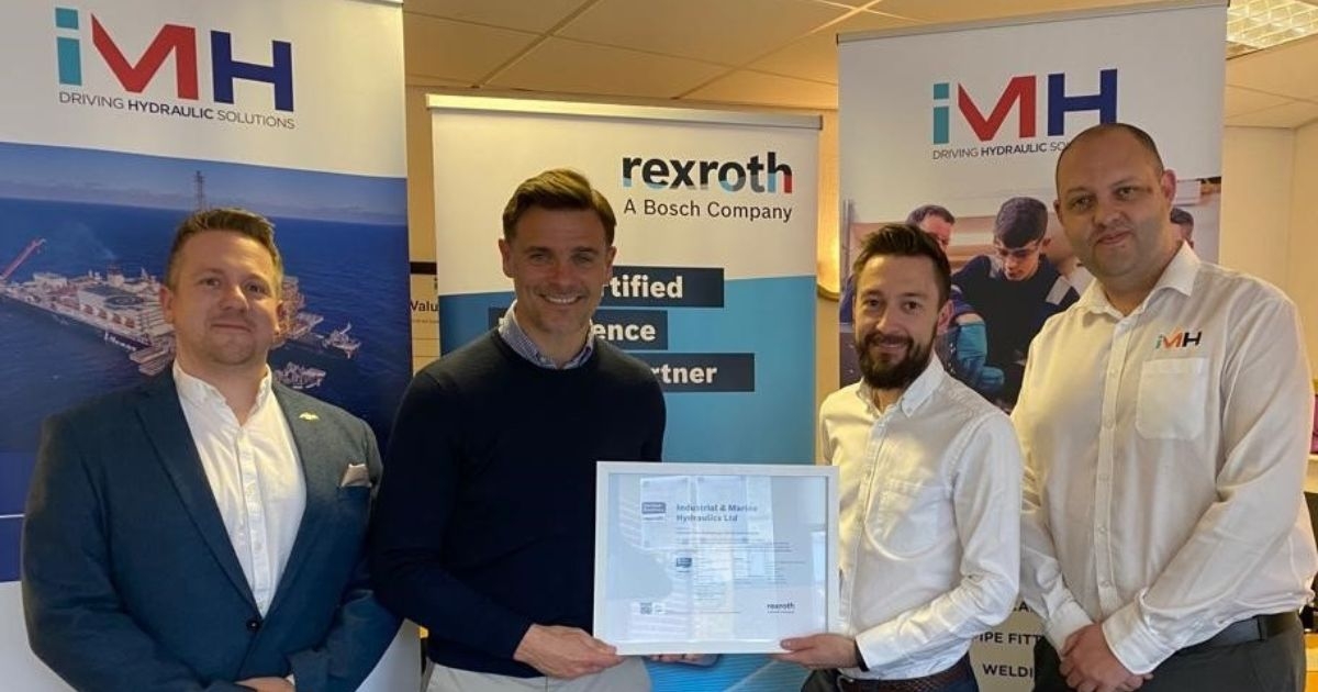 IMH Cements Decades Long Bosch Rexroth Partnership with New Certification