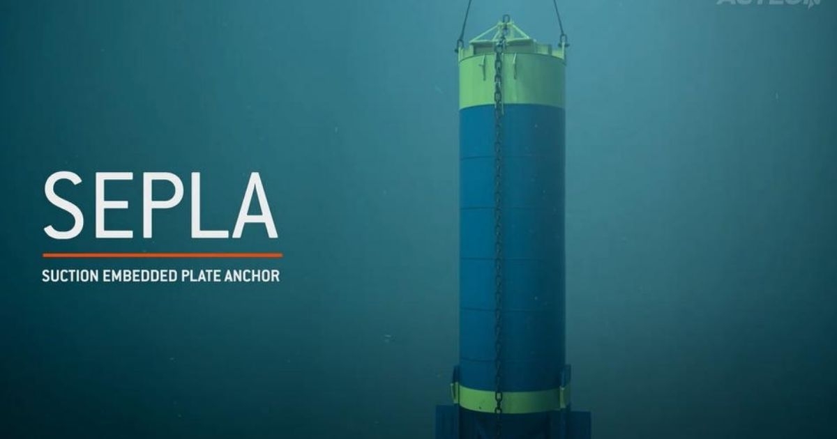 SEPLA: An Anchoring Solution to Lower Mooring Costs and Carbon Emissions