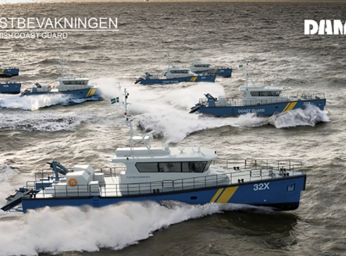Damen Shipyards to Build Seven Carbon Fiber Patrol Vessels for Swedish Coast Guard