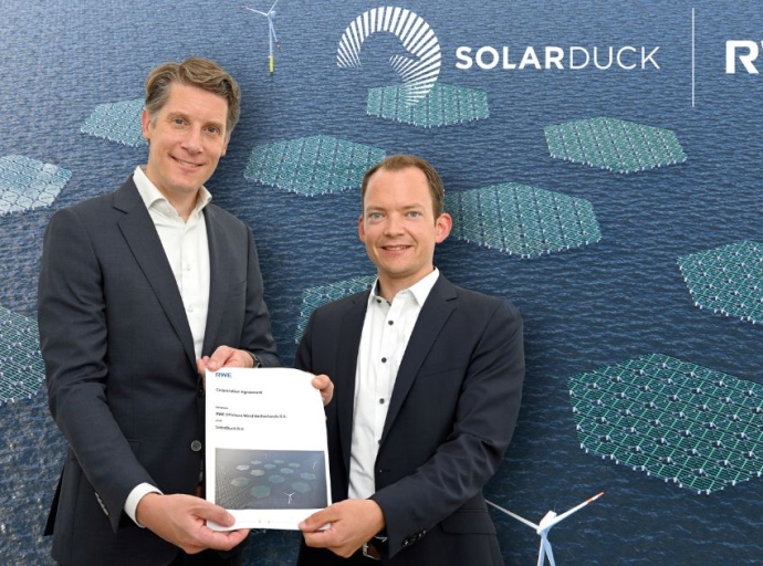 RWE and SolarDuck to Explore and Develop Offshore Floating Solar Parks Globally