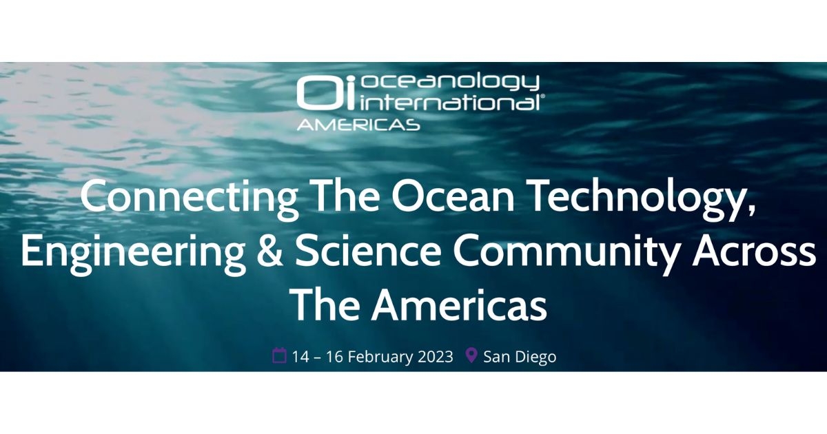 Oceanology International Americas Announces Two Key Partnerships