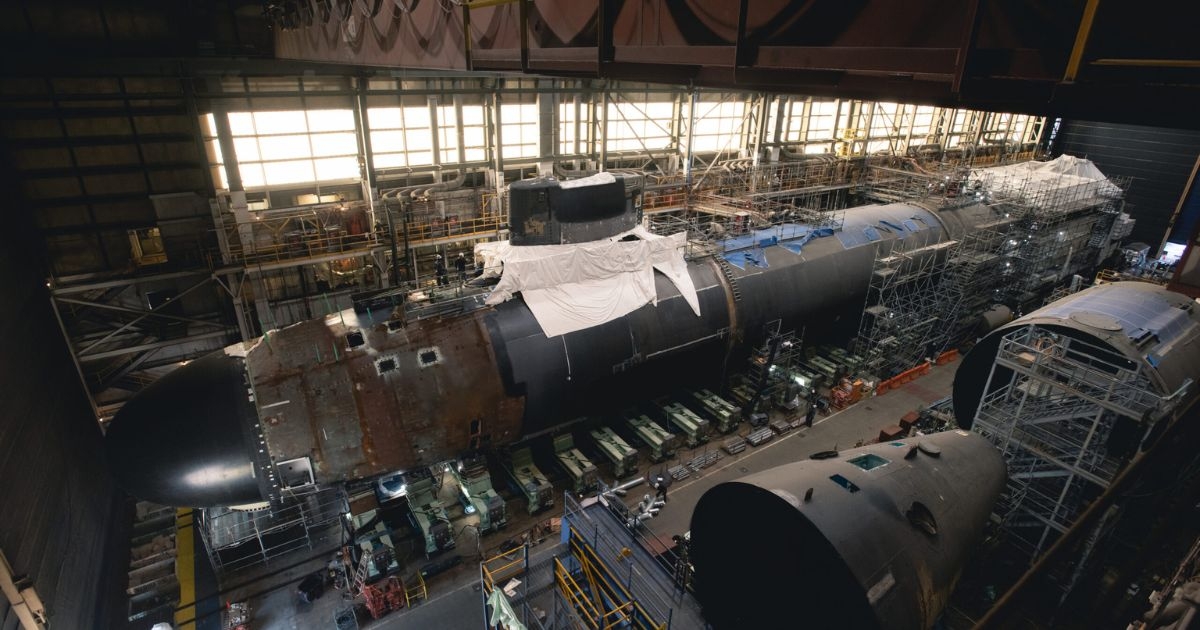 HII Marks Milestone in Virginia-Class Submarine Massachusetts (SSN 798) Construction